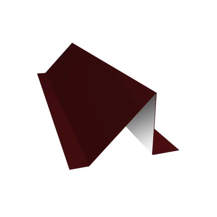 Планка снегозадержания 0,45 PE с пленкой RAL 3005 красное вино