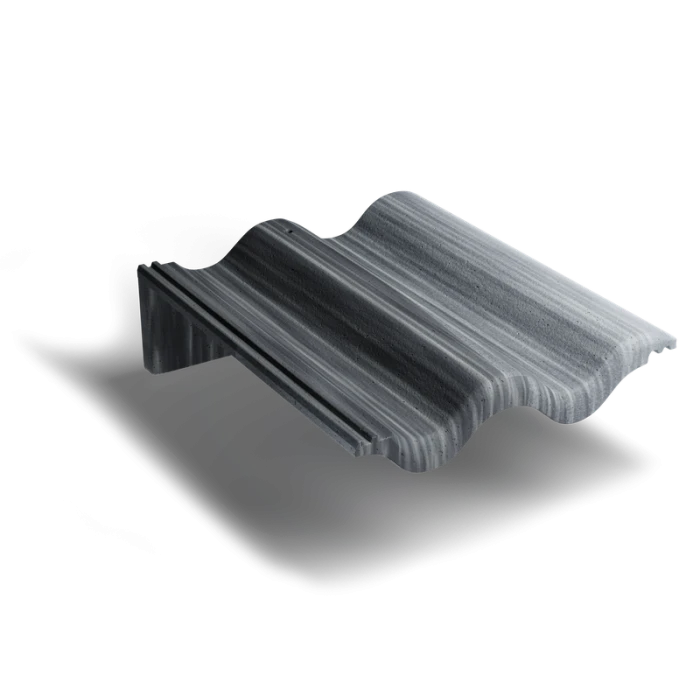 Пультовая черепица Antik Серый Kriastak